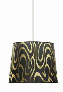 Candellux ZWIS Lampa abażurowa wisząca OPRAWA DO salonu TIGER 31-94448 Czarny złoty - Lampy sufitowe - miniaturka - grafika 1