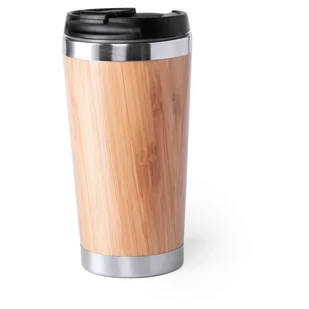 Kubek podróżny 450 ml UPOMINKARNIA Brązowy - Kubki - miniaturka - grafika 1