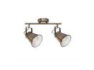 Lampy sufitowe - Britop Tekla lampa sufitowa (spot) 2-punktowa patyna 2742211 - miniaturka - grafika 1