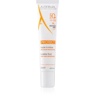 Pierre Fabre DERMO-COSMETIQUE POLSKA SP Z O.O Aderma Protect SPF 50 Bezbarwny fluid 40 ml - Balsamy i kremy do opalania - miniaturka - grafika 1