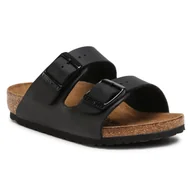 Klapki i japonki damskie - Birkenstock Klapki Arizona Kids 555123 Black - miniaturka - grafika 1