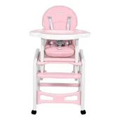 Krzesełka do karmienia - Ricokids 5w1 Sinco różowe 7091 - miniaturka - grafika 1