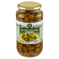 Warzywa w marynacie - Carrefour Classic Oliwki zielone odmiana Hojiblanca bez pestek 935 g - miniaturka - grafika 1