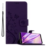 Etui i futerały do telefonów - Cadorabo pokrowiec na Samsung Galaxy S8 PLUS fioletowy pokrowiec ochronny pokrowiec na telefon komórkowy etui w kwiaty etui w kwiaty - miniaturka - grafika 1