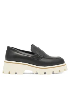 Badura Loafersy GISELLE-24SS202 Czarny - Półbuty damskie - miniaturka - grafika 1