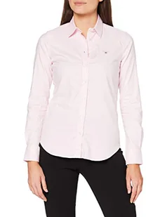 GANT Damska bluzka ze streczu Oxford, różowy (Light Pink 662), 42 PL - Bluzki damskie - miniaturka - grafika 1