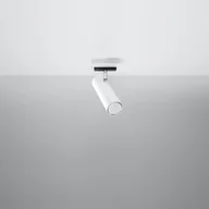 Lampy sufitowe - Plafon INVICTA 1 biały LED 4000K - 8x8x20cm Sollux - miniaturka - grafika 1