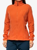 Bluzy sportowe damskie - Bluza polarowa damska Vaude Rosemoor Fleece Jacket II - hotchili - miniaturka - grafika 1
