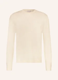 Calvin Klein Sweter Z Wełny Merino weiss - Swetry męskie - miniaturka - grafika 1