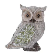 Figurki dekoracyjne - Figurka sowy z brokatem 18 cm wzór 1 - miniaturka - grafika 1