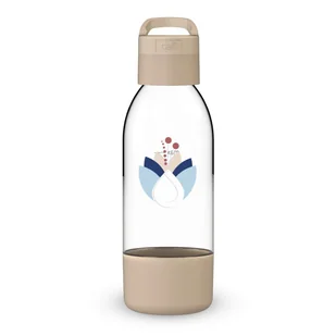 Pushair Butelka Do Saturatora Dafi Z Uchwytem 0,5 Cappuccino Kwiaty - Akcesoria i części AGD - miniaturka - grafika 1