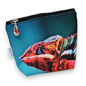 Kosmetyczki, organizery i kuferki - Kosmetyczka damska mała organizer do torebki etui saszetka do torby kameleon - miniaturka - grafika 1