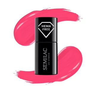 Semilac Lakier Hybrydowy 435 Friendly Magenta 7ml - Lakiery hybrydowe - miniaturka - grafika 1