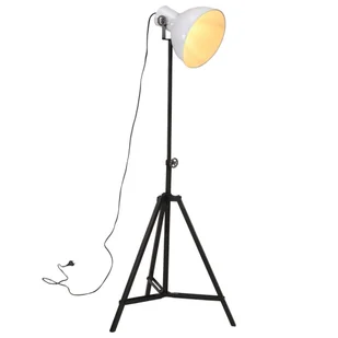vidaXL Lampa stojąca, 25 W, biała, 61x61x90/150 cm, E27 - Lampy stojące - miniaturka - grafika 1