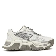 Sneakersy damskie - Sneakersy Steve Madden Kingpin SM11003513 Biały - miniaturka - grafika 1