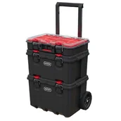 Skrzynki i torby narzędziowe - Keter Skrzynka narzędziowa na kółkach Stack'N'Roll - miniaturka - grafika 1