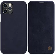 Etui i futerały do telefonów - Nillkin Qin Leather Case - Etui Apple iPhone 12 Pro Max (Blue) - miniaturka - grafika 1