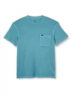 Koszulki męskie - Lee Koszulka męska typu t-shirt, z kieszeniami typu t-shirt, niebieski, XXL - miniaturka - grafika 1
