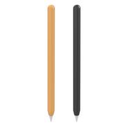 Etui i futerały do telefonów - Stoyobe Pencil Sleeve 2x etui do Apple Pencil 2 / 1 pokrowiec nakładka obudowa na rysik czarno-pomarańczowy - miniaturka - grafika 1