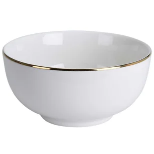 Misa porcelanowa ze złotym rantem 480ml - Miski i półmiski - miniaturka - grafika 1