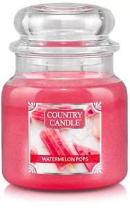 Country Candle Medium Jar Watermelon Pops - świeca zapachowa 453 g - Świece - miniaturka - grafika 1