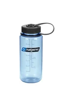 Shakery i bidony sportowe - Nalgene, Butelka turystyczna, WM Tuxedo Blue with Black Loop-Top Closure, niebieski, 500 ml - miniaturka - grafika 1