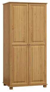 OUTLET - Szafa drewniana 2D nr2 wieszak/półki S90 olcha - Dom i wnętrze OUTLET - miniaturka - grafika 1