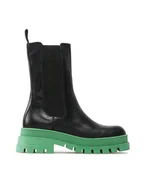 Botki damskie - Badura Sztyblety INES-02-1 Czarny - miniaturka - grafika 1