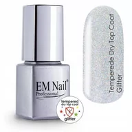 Żele do paznokci - Glitter Em nail professional Tempered Dry Top Coat hartowany - miniaturka - grafika 1