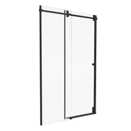 Ścianki i drzwi prysznicowe - Drzwi prysznicowe przesuwne Titanium czarne 100x200 cm Durasan - miniaturka - grafika 1