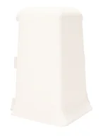 Listwy przypodłogowe - Narożnik zewnętrzny do listew przypodłogowych  Esquero Duo 650 115x55x21mm Biały - miniaturka - grafika 1