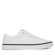 Trampki męskie - Tenisówki Tommy Hilfiger Hi Vulc Core Low Ii Mesh FM0FM05513 Biały - miniaturka - grafika 1