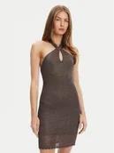Sukienki - Guess Sukienka dzianinowa W5YK34 Z24F0 Szary Slim Fit - miniaturka - grafika 1
