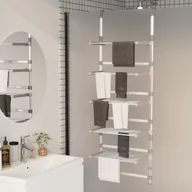 Suszarki na ubrania - Lumarko Wisząca suszarka na pranie, 5-poziomowa, aluminium - miniaturka - grafika 1