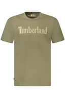 Koszulki męskie - TIMBERLAND KOSZULKA Z KRÓTKIM RĘKAWEM MĘSKA ZIELONA - Timberland - miniaturka - grafika 1