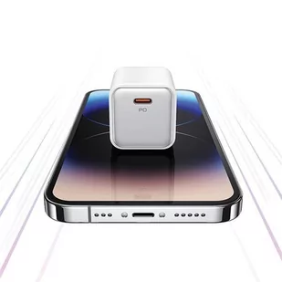 USAMS Ład. siec. 1xUSB-C PD30W 3A (only head) PD3.0 Fast Charging czarny/black X-ron Series CC186TC01 (US-CC186) - Ładowarki do telefonów - miniaturka - grafika 4