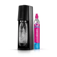 Akcesoria gastronomiczne - SodaStream Ekspres do wody Terra Czarny +2 butelki - miniaturka - grafika 1