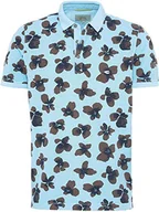 Koszulki męskie - camel active Męska koszulka polo z rękawami do łokci, Seashell P18, L - miniaturka - grafika 1