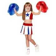 Stroje karnawałowe - WIDMANN Cheerleader  kostium dziecięcy, 158, wielokolorowa - miniaturka - grafika 1