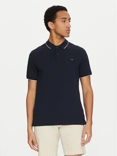 Calvin Klein Polo K10K112751 Granatowy Regular Fit - Koszulki męskie - miniaturka - grafika 1