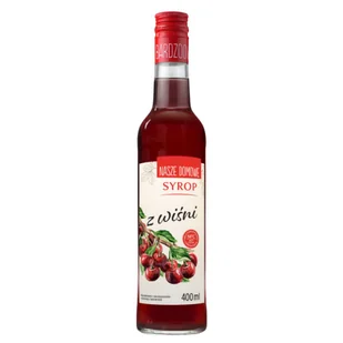 Nasze Domowe Syrop Z Wiśni 400 Ml Intensywny Kwaskowy Smak Bez Konserwantów - Syropy i koncentraty owocowe - miniaturka - grafika 1