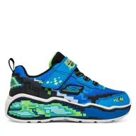 Buty dla chłopców - Sneakersy Skechers Mega Scene 402162N/BBLM Niebieski - miniaturka - grafika 1