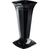 Pozostałe ozdoby ogrodowe - Flakon na cmentarz stojący 39 x 19 cm, czarny - miniaturka - grafika 1