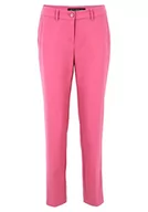 Spodnie damskie - Betty Barclay Damskie spodnie biznesowe z zakładką, Pink Flambé, 40 - miniaturka - grafika 1