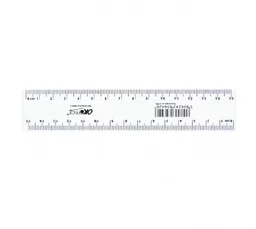 Linijka plastikowa 15 cm OkOffice SDM56426 - Przybory szkolne - miniaturka - grafika 1