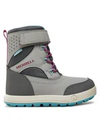Buty dla chłopców - Merrell Śniegowce Snow Storm 3.0 WTRPF MK167714 Szary - miniaturka - grafika 1