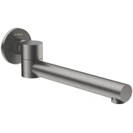 Wylewki do baterii - DEANTE NAC D87K CASCADA TITANIUM WYLEWKA OKRĄGŁA SKŁADANA 245 MM - miniaturka - grafika 1