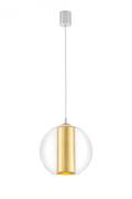 Lampy sufitowe - Kaspa LAMPA wisząca MERIDA S 10396105 szklana OPRAWA Abażurowa ZWIS IP20 kula ba - miniaturka - grafika 1