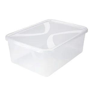 Rotho Pojemnik Rotho Arco 10 l na buty 36x26x13 cm transparentny - Pojemniki na przyprawy Rotho Pojemnik Rotho Arco 10 l na buty 36x26x13 cm transparentny - Pojemniki na przyprawy - miniaturka - grafika 1