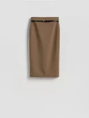 Spódnice - Reserved - Spódnica midi z paskiem - wielobarwny - miniaturka - grafika 1